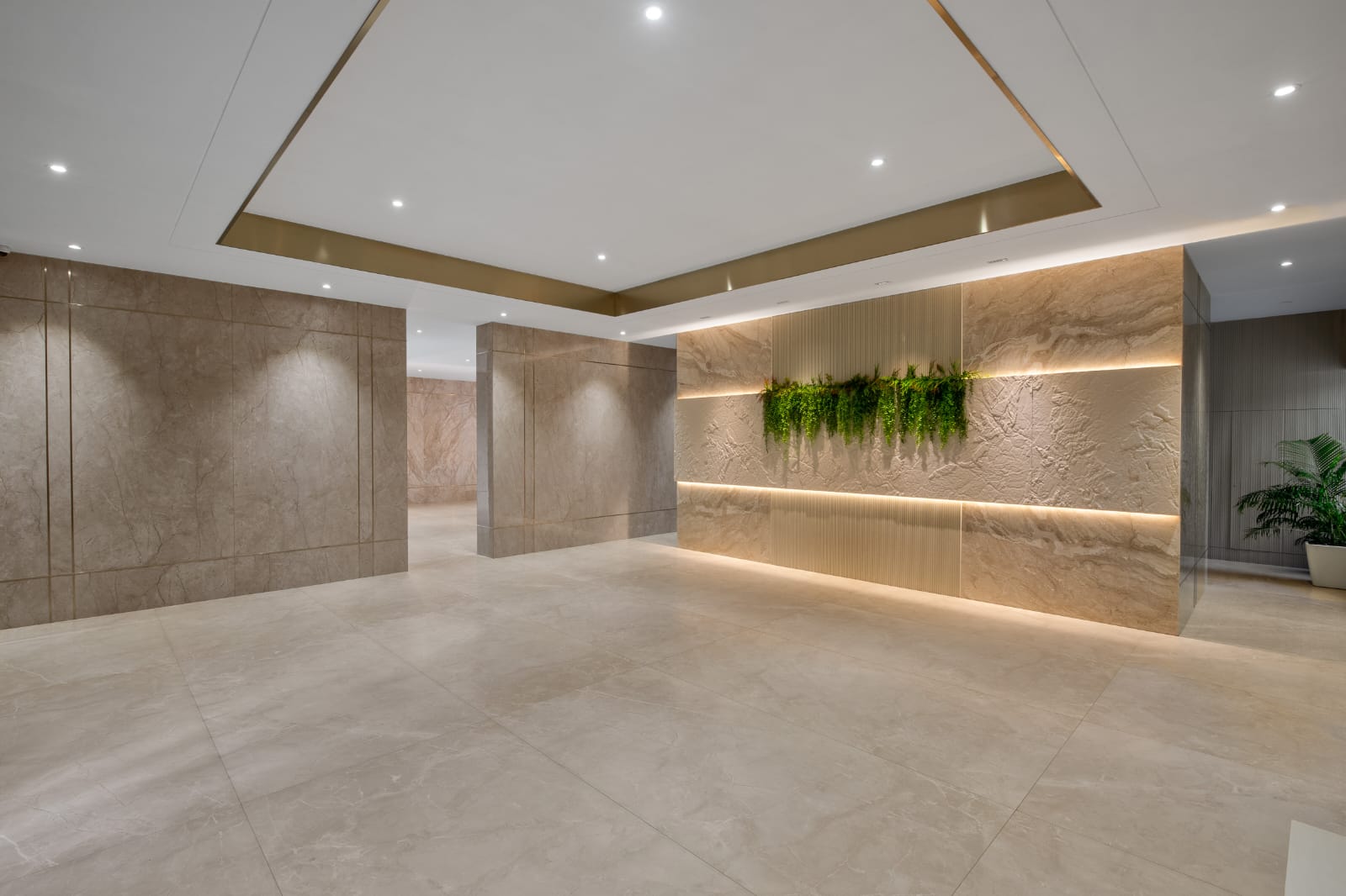 Designer POP False Ceiling and Ambient Lighting Integration