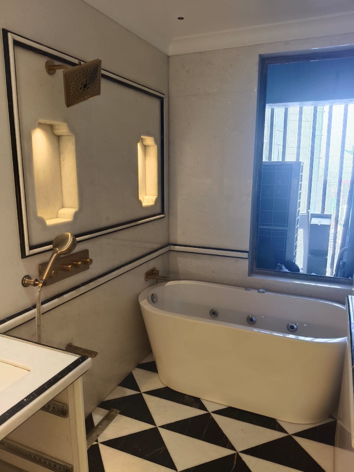 Concealed Plumbing Layout and Luxury Sanitary Installations