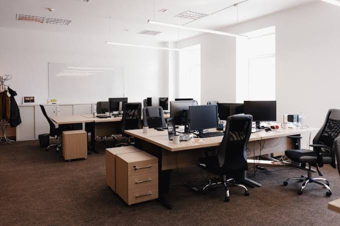 Premium Commercial Workspace Construction Setup